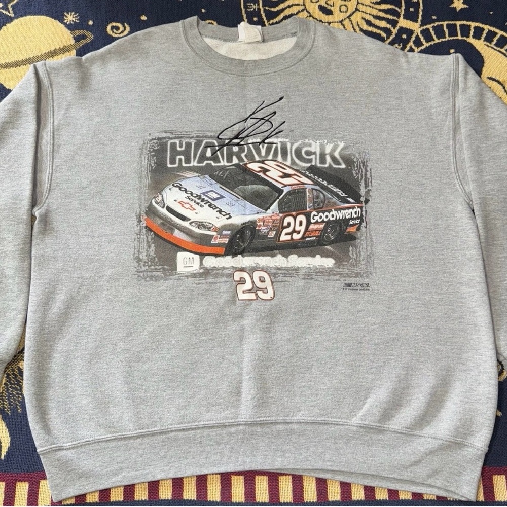 Vintage 90s Kevin Harvick Chase Authentic Nascar Sweatshirt Crewneck Size Xl